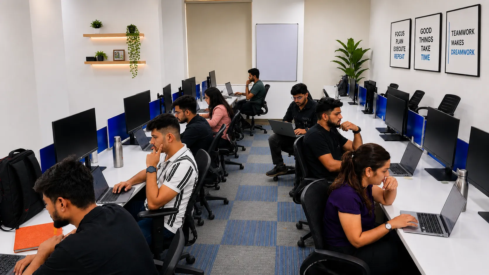 Learners building AI projects together